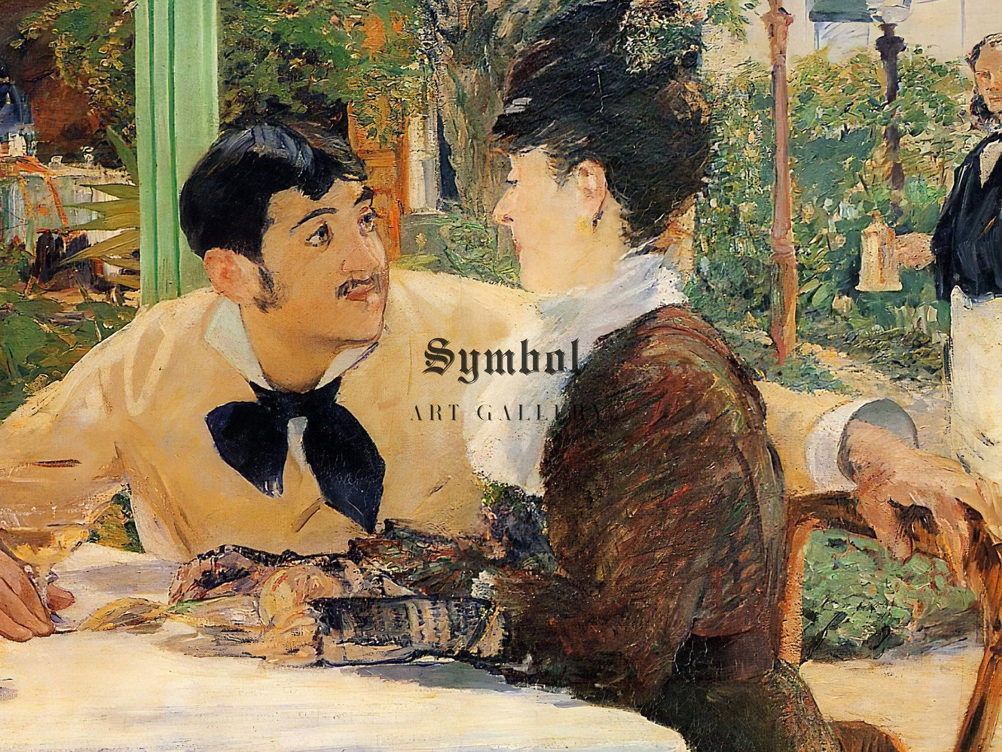Chez le père Lathuille by Édouard Manet, 1880, Impressionism, fine art print
