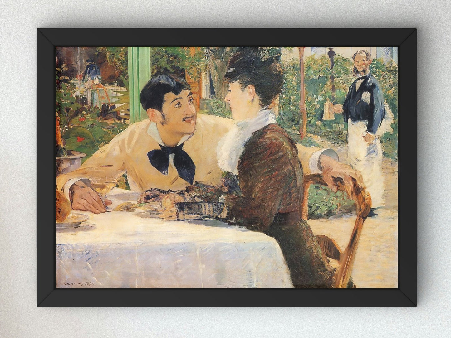 Chez le père Lathuille by Édouard Manet, 1880, Impressionism, fine art print