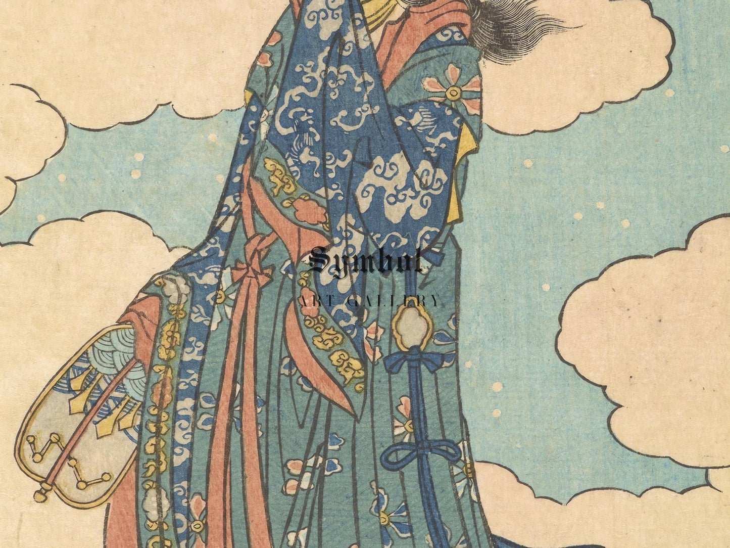 Chinese Goddess by Utagawa Kuniyoshi, 1880, Japanese Woodblock Prints, fine art print