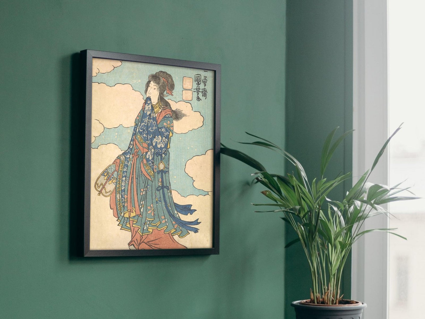 Chinese Goddess by Utagawa Kuniyoshi, 1880, Japanese Woodblock Prints, fine art print
