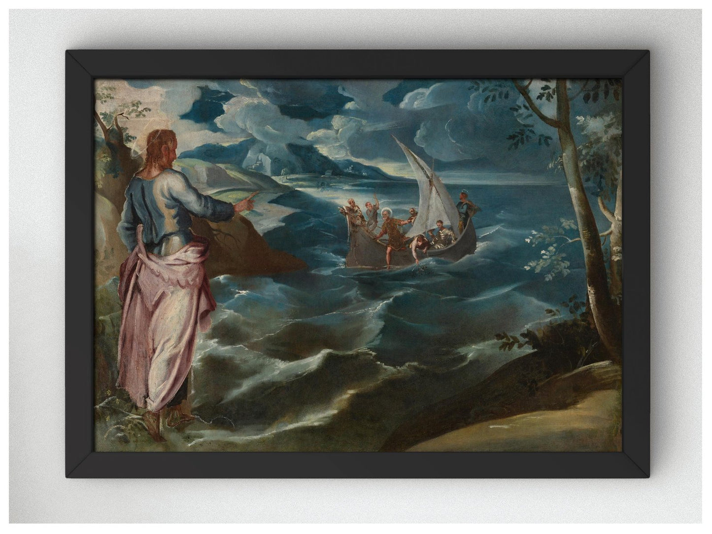 Christ at the Sea of Galilee by Lambert Sustris, 1579, Renaissance, fine art print