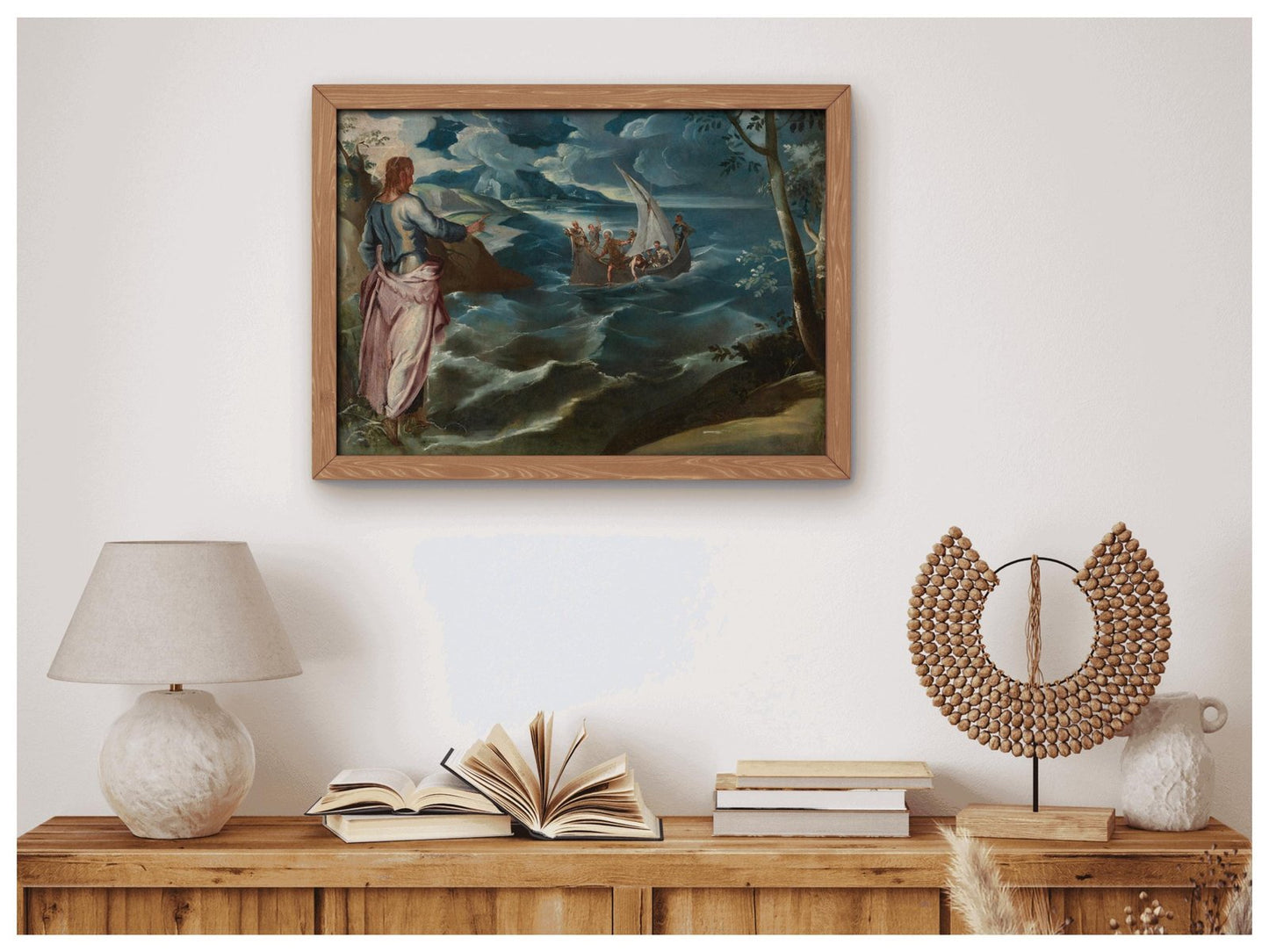 Christ at the Sea of Galilee by Lambert Sustris, 1579, Renaissance, fine art print