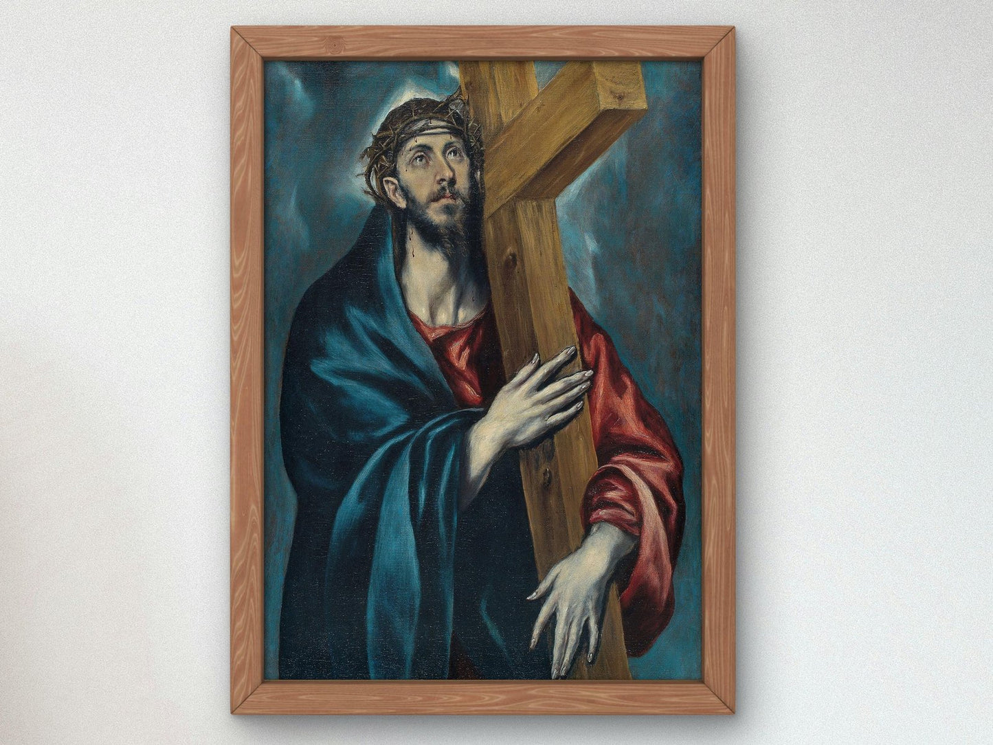 Christ Carrying the Cross by El Greco, 1590, Baroque and Chiaroscuro, fine art print