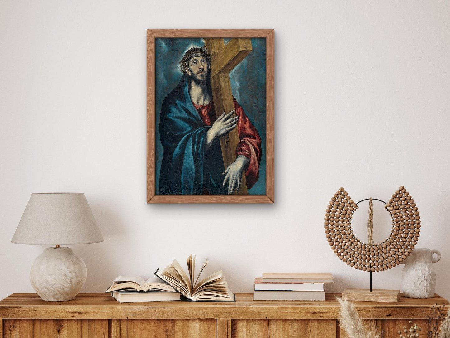 Christ Carrying the Cross by El Greco, 1590, Baroque and Chiaroscuro, fine art print