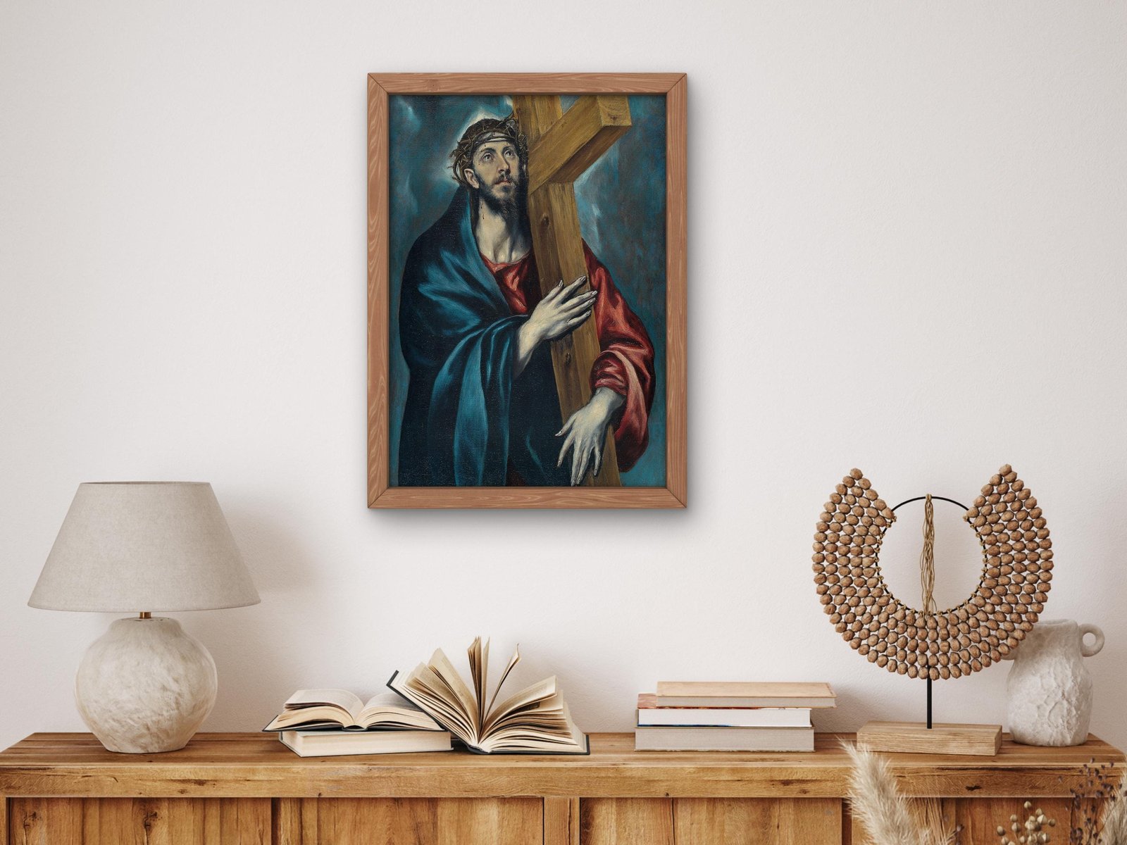 Christ Carrying the Cross by El Greco, 1590, Baroque and Chiaroscuro, fine art print