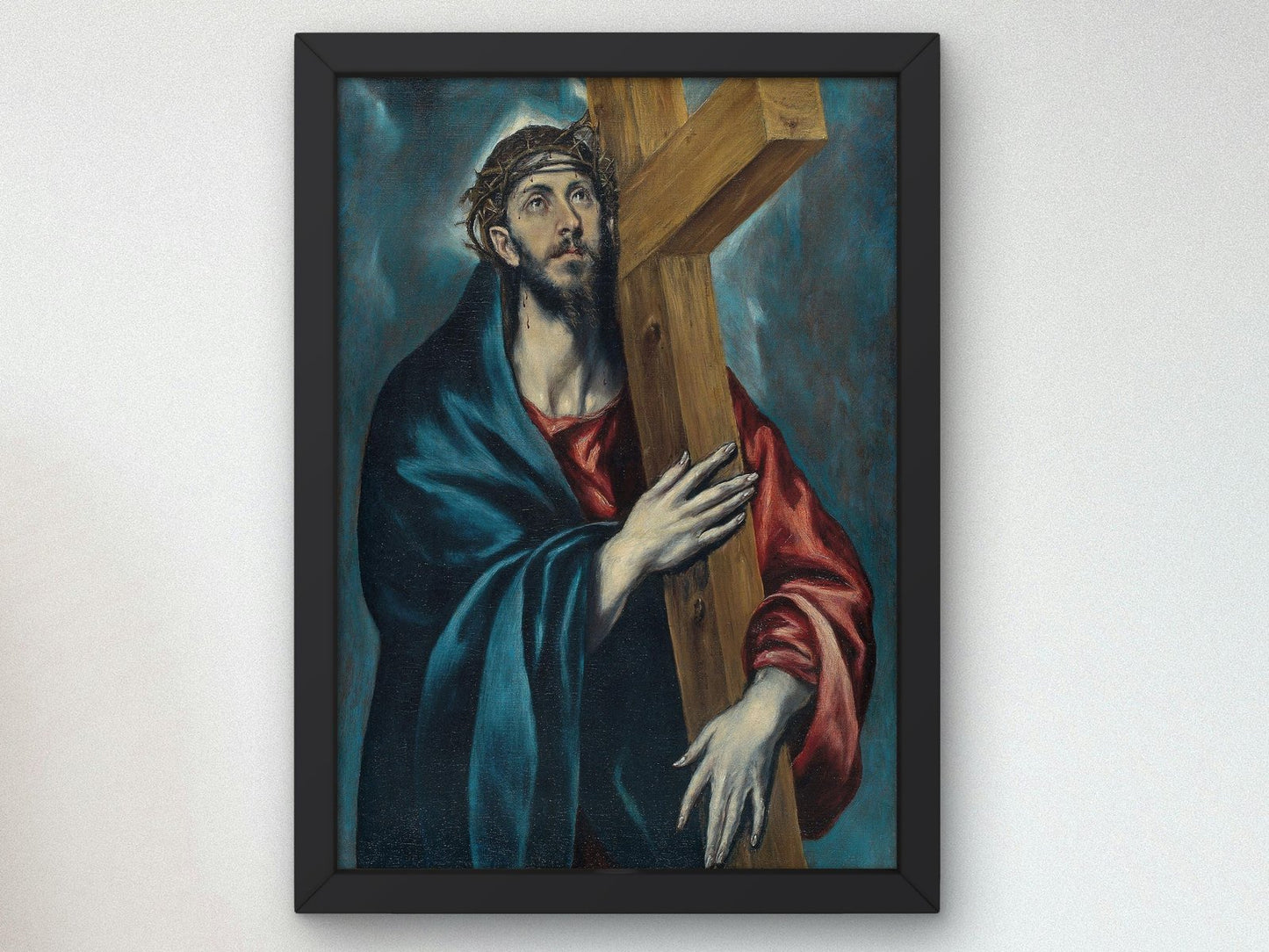 Christ Carrying the Cross by El Greco, 1590, Baroque and Chiaroscuro, fine art print