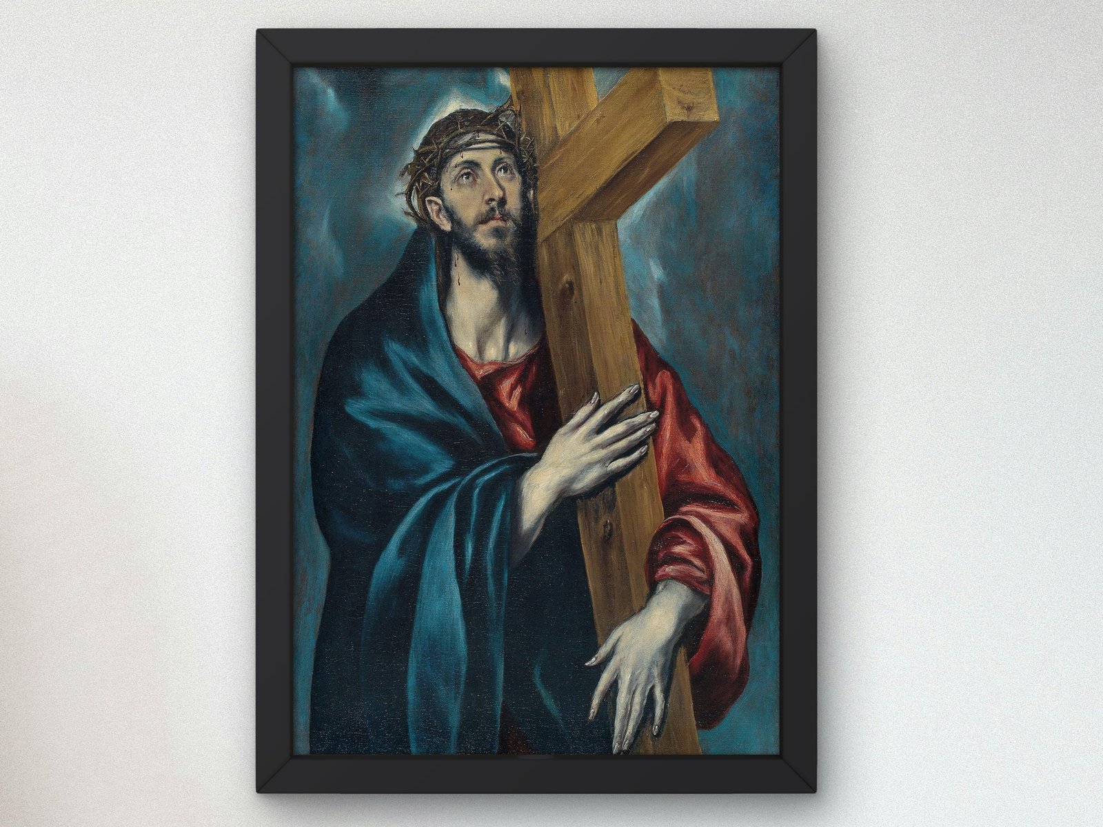 Christ Carrying the Cross by El Greco, 1590, Baroque and Chiaroscuro, fine art print