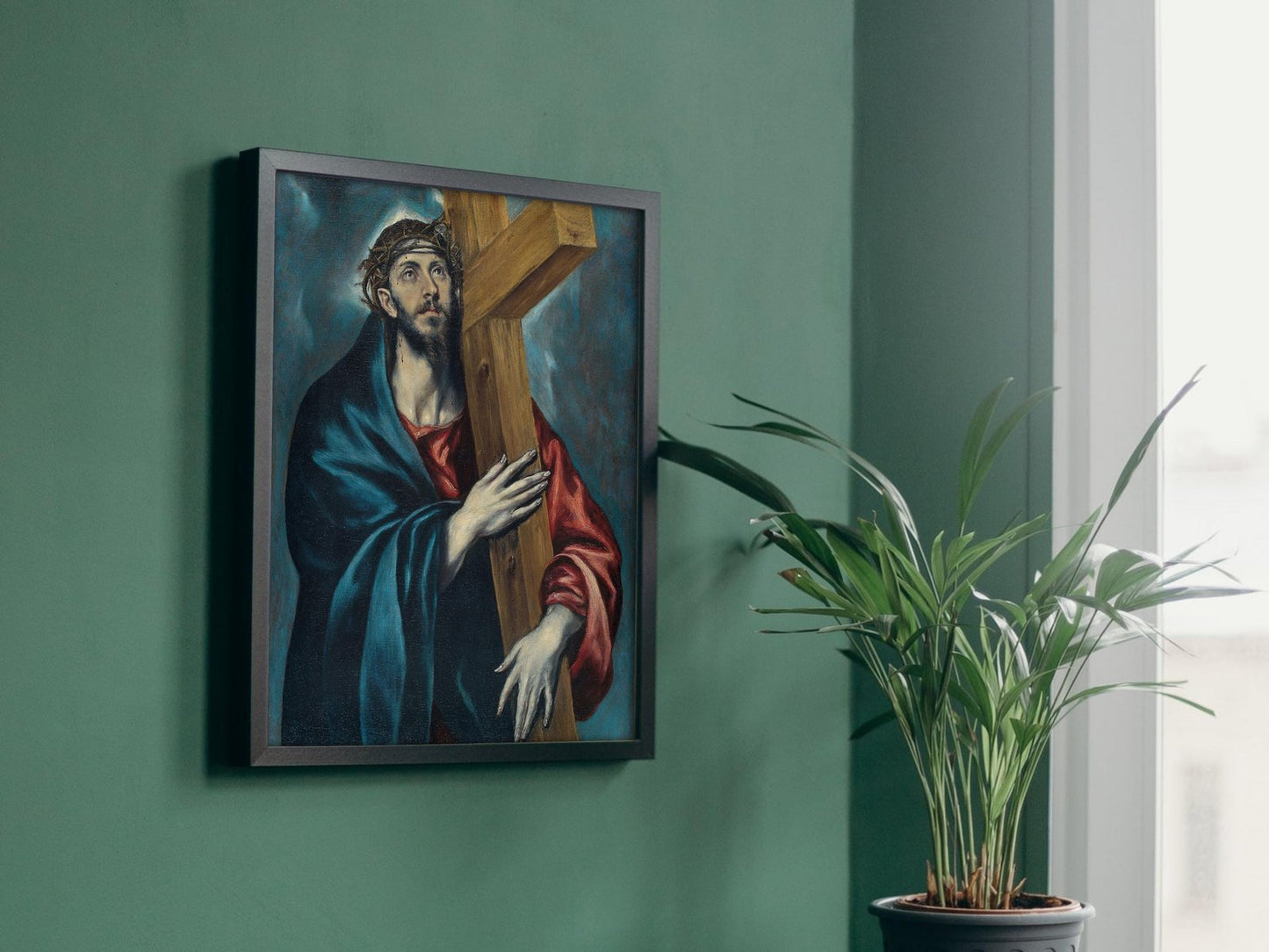 Christ Carrying the Cross by El Greco, 1590, Baroque and Chiaroscuro, fine art print