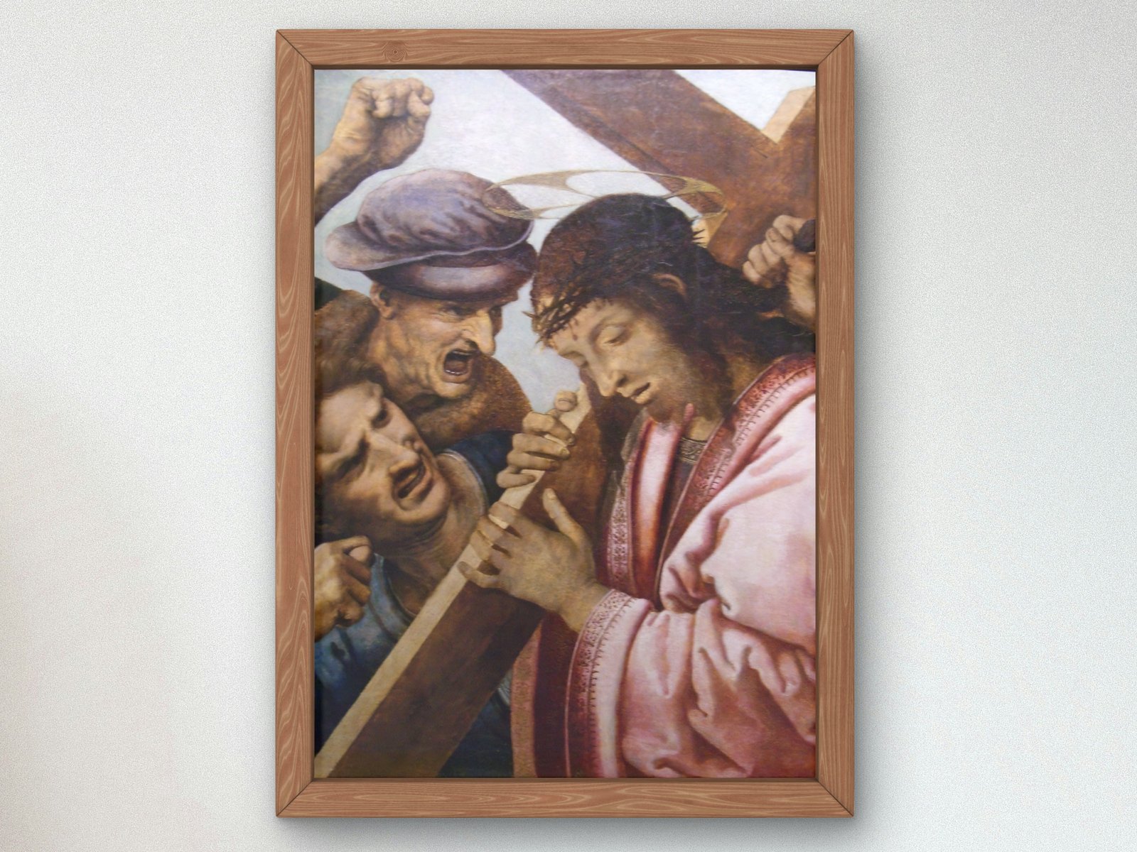 Christ Carrying the Cross by Leonardo da Vinci, Renaissance, fine art print