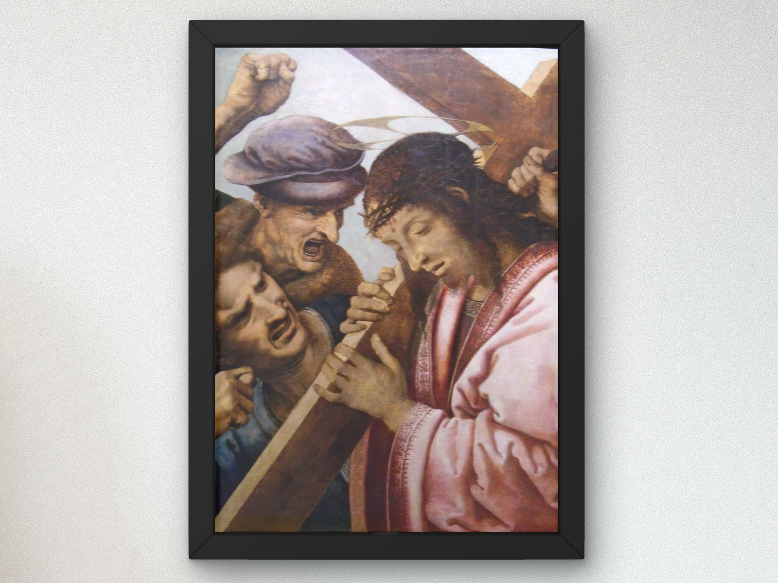 Christ Carrying the Cross by Leonardo da Vinci, Renaissance, fine art print