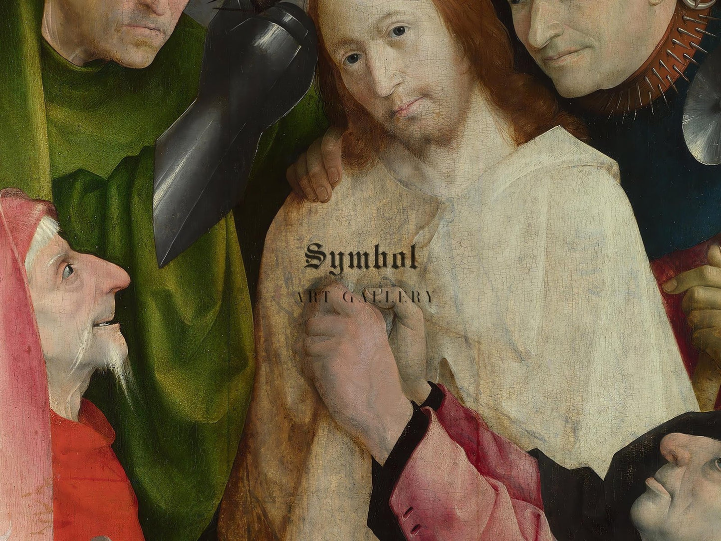 Christ Mocked The Crowning with Thorns by Jérôme Bosch, 1510, Medieval and Byzantine Art, fine art print