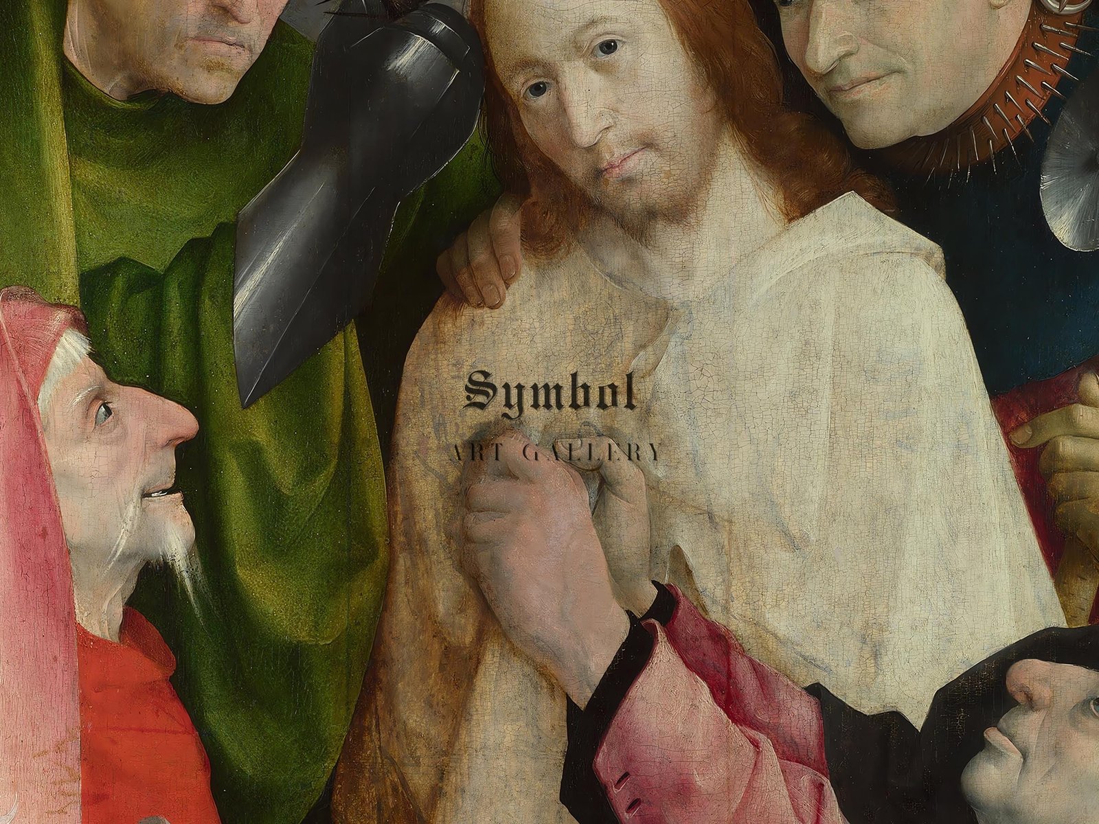 Christ Mocked The Crowning with Thorns by Jérôme Bosch, 1510, Medieval and Byzantine Art, fine art print