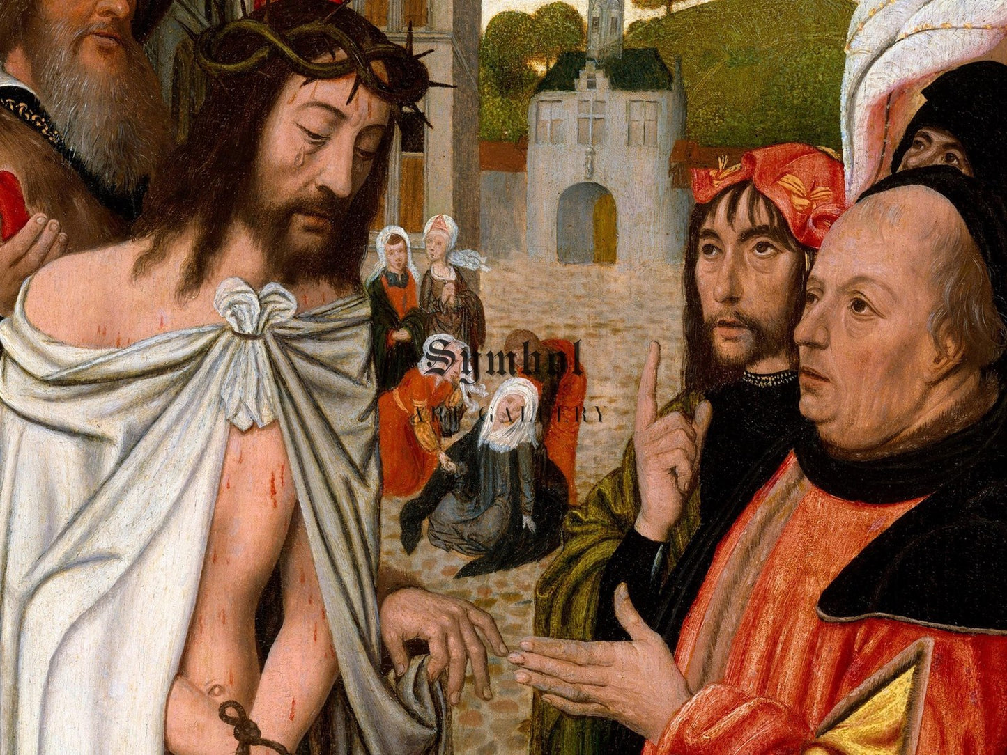 Christ Shown to the People by Jan Mostaert, Renaissance, fine art print