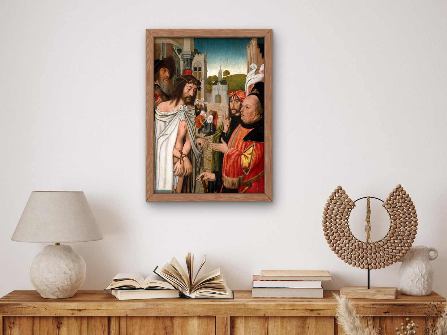 Christ Shown to the People by Jan Mostaert, Renaissance, fine art print