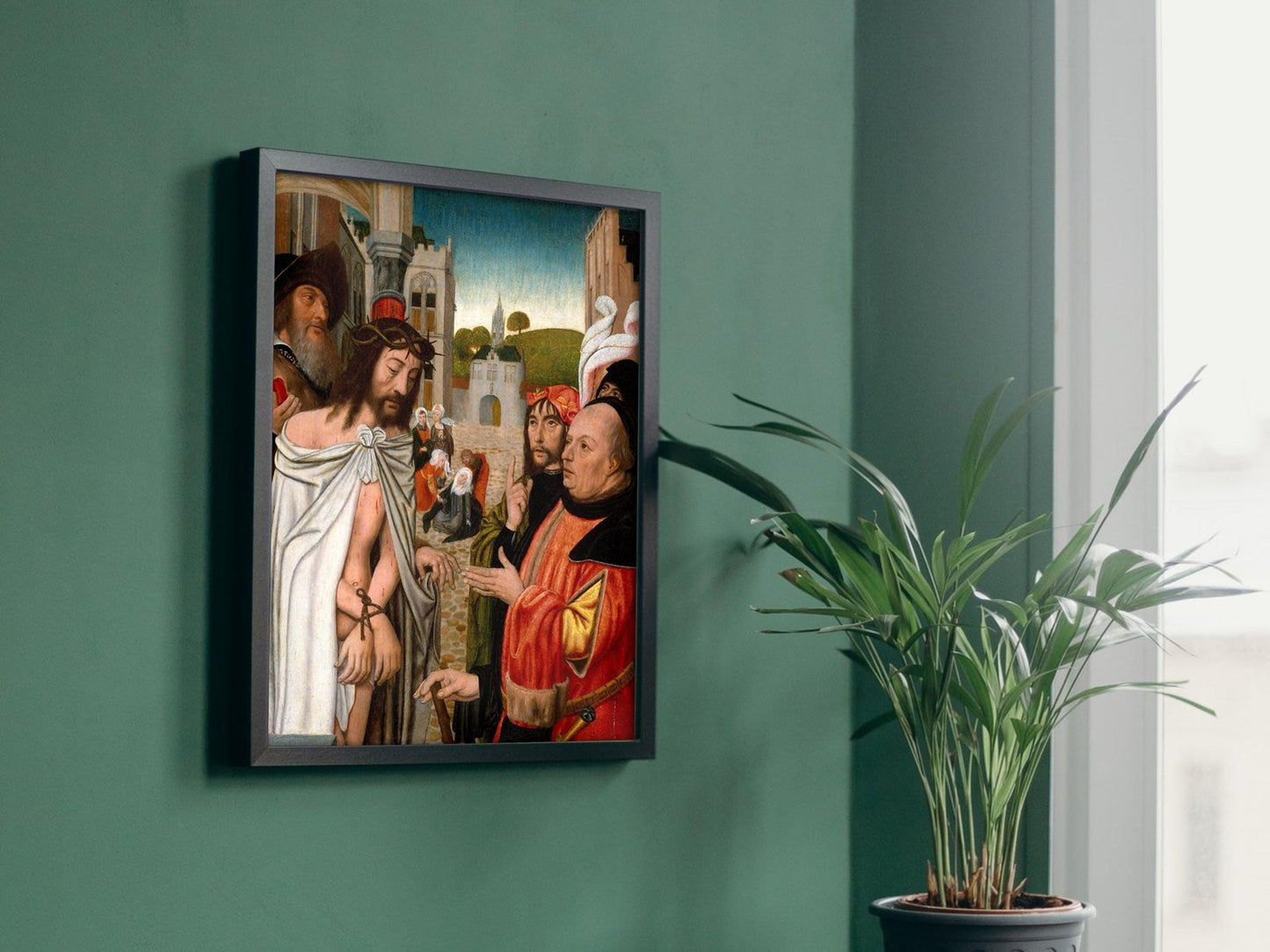 Christ Shown to the People by Jan Mostaert, Renaissance, fine art print