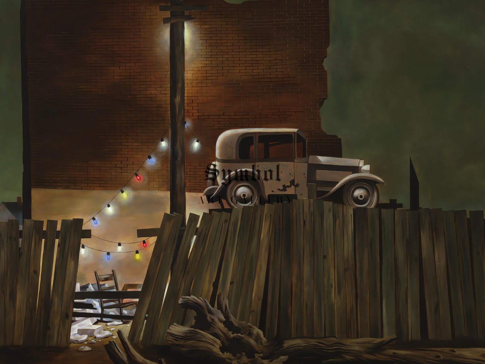 Christmas Eve by John Atherton, 1941, Art Deco and American Modernism, fine art print