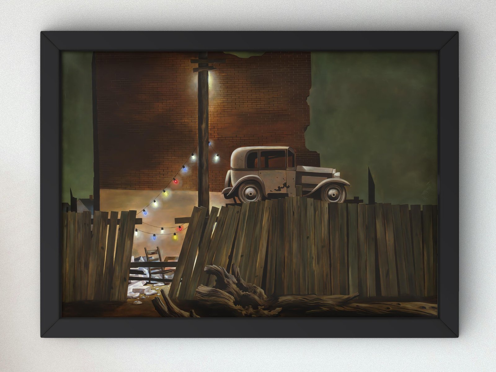 Christmas Eve by John Atherton, 1941, Art Deco and American Modernism, fine art print