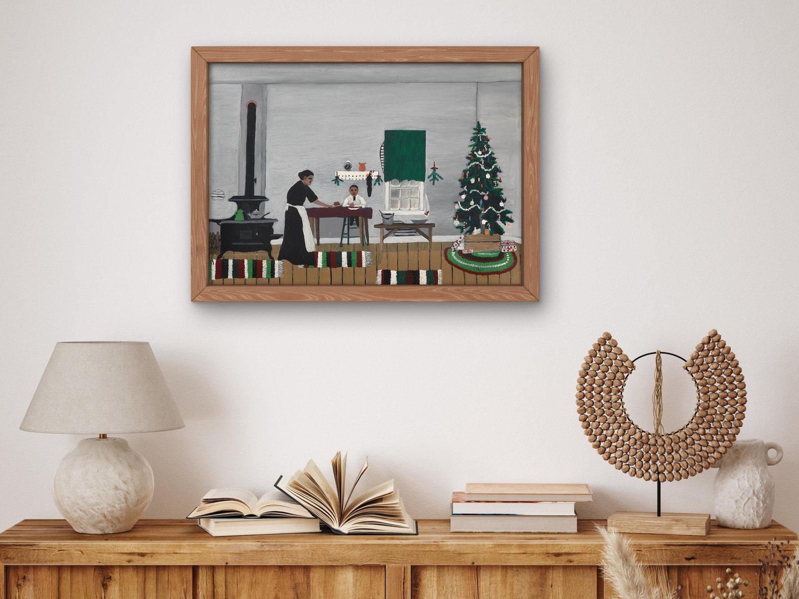 Christmas Morning Breakfast by Horace Pippin, 1945, Art Deco and American Modernism, fine art print