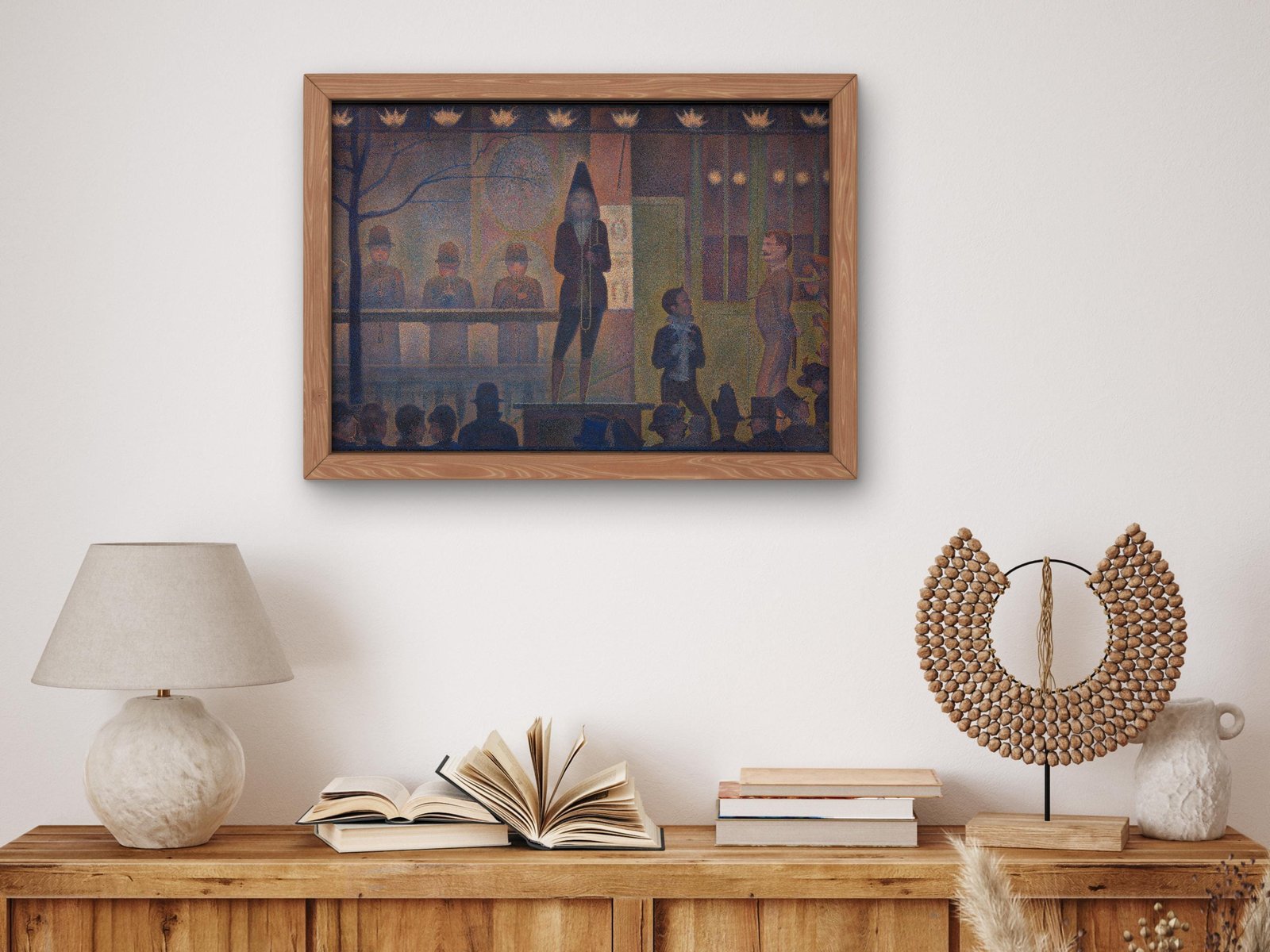 Circus Sideshow by Georges Seurat, 1887, Post-Impressionism, fine art print