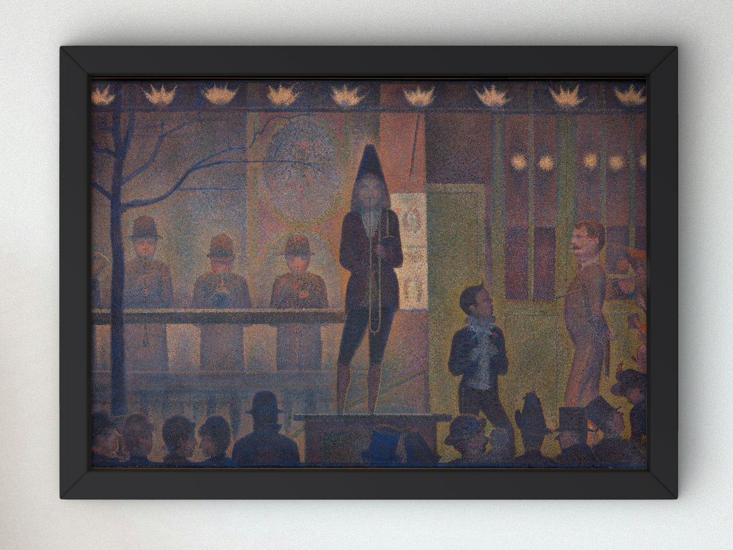 Circus Sideshow by Georges Seurat, 1887, Post-Impressionism, fine art print