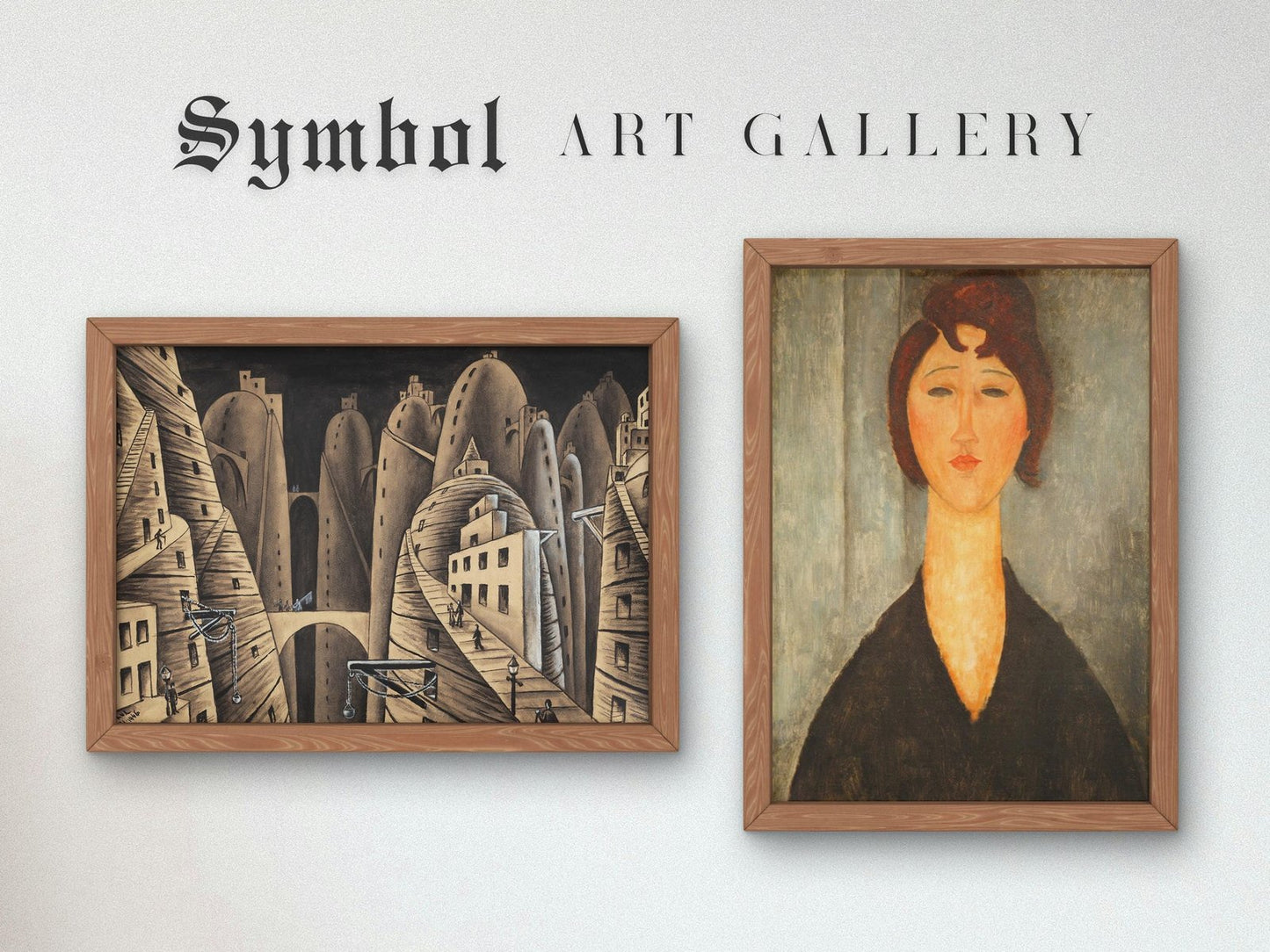 City and Abysses by Xul Solar, 1946, Surrealism and Modern Art, fine art print