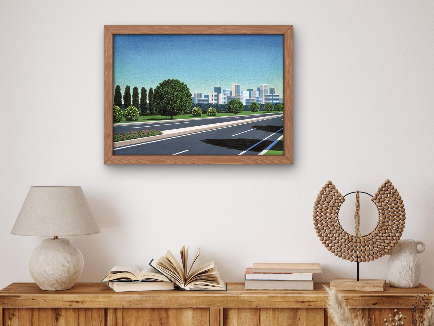 City Highway by Hiroshi Nagai, 1980s, Vintage Ads and Posters, fine art print