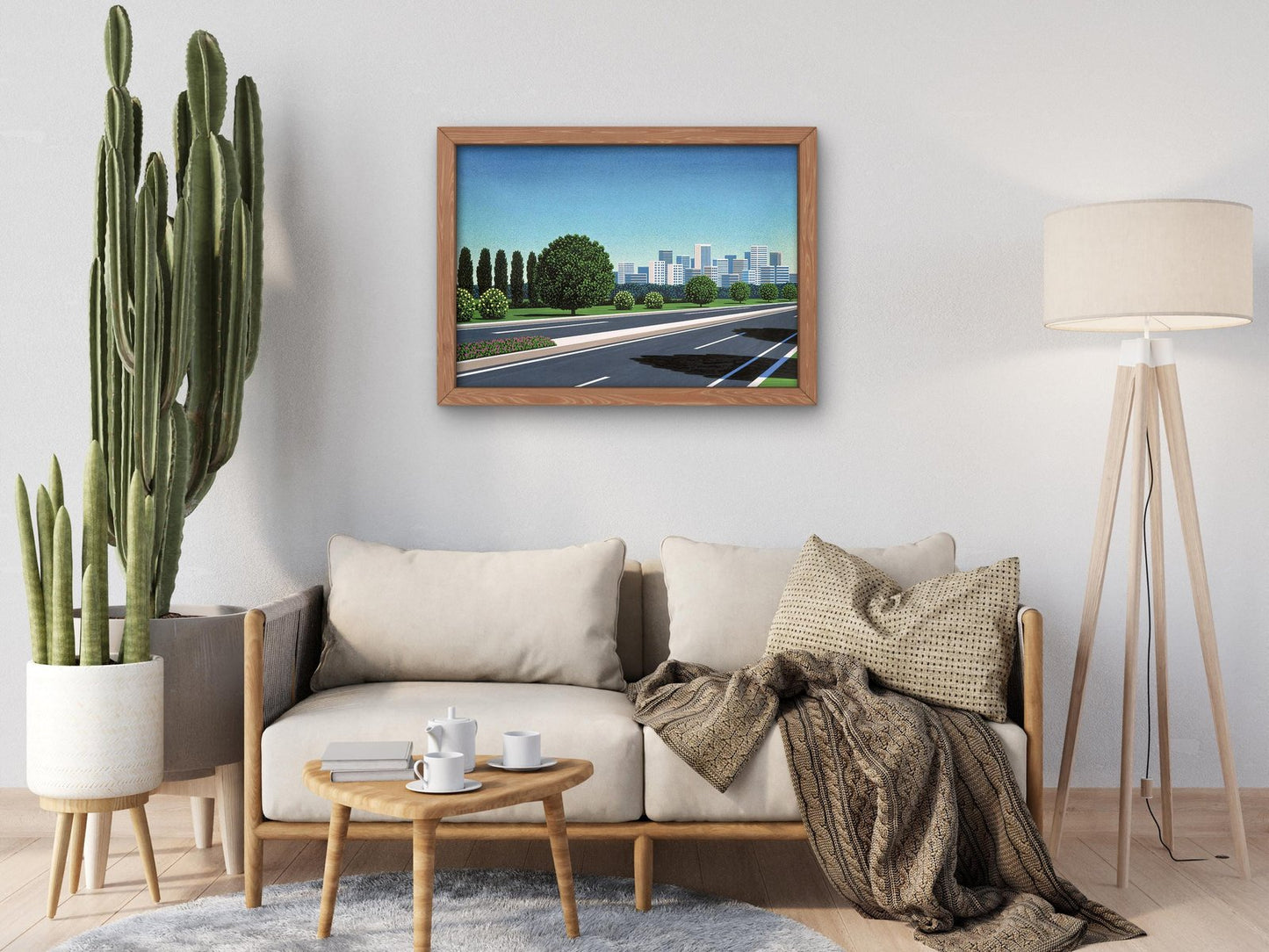 City Highway by Hiroshi Nagai, 1980s, Vintage Ads and Posters, fine art print