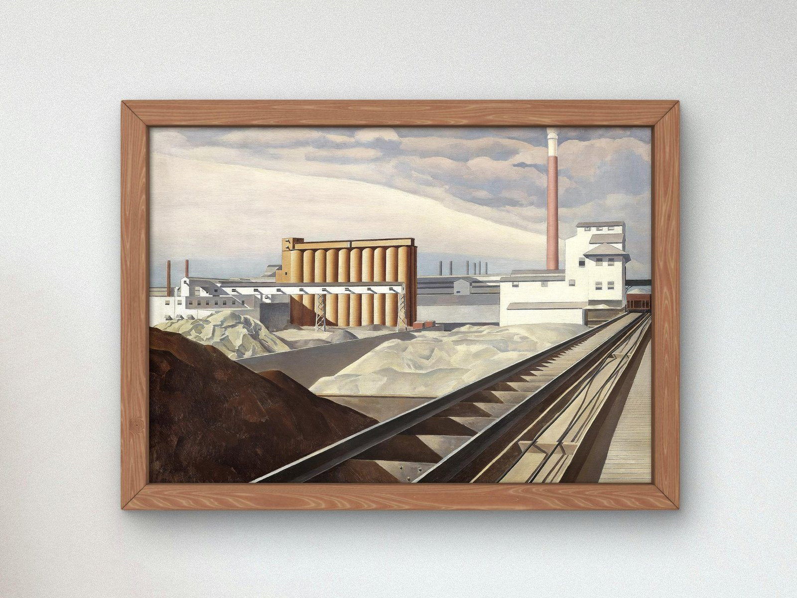 Landscape by Charles Sheeler, 1931, Art Deco and American Modernism, fine art print