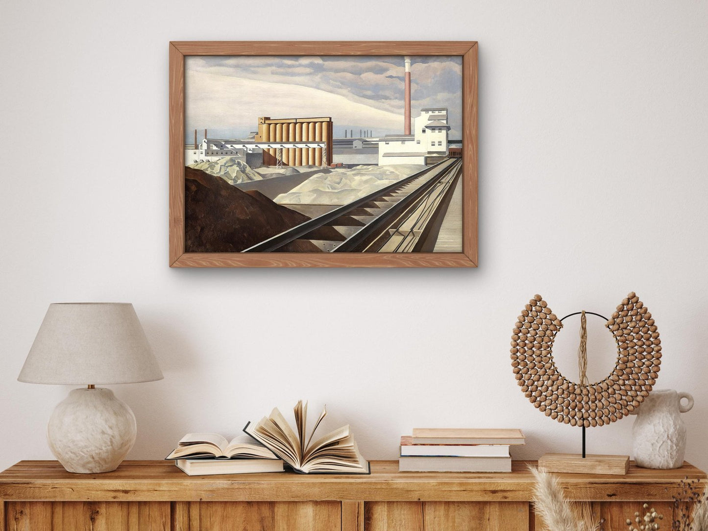 Landscape by Charles Sheeler, 1931, Art Deco and American Modernism, fine art print
