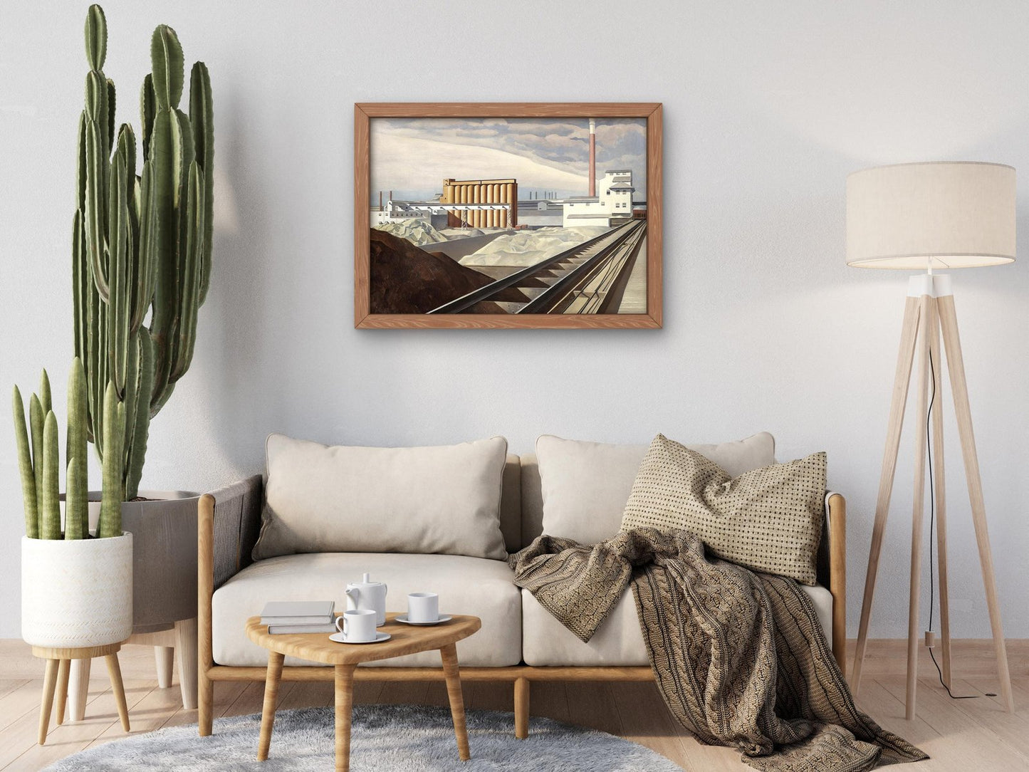 Landscape by Charles Sheeler, 1931, Art Deco and American Modernism, fine art print