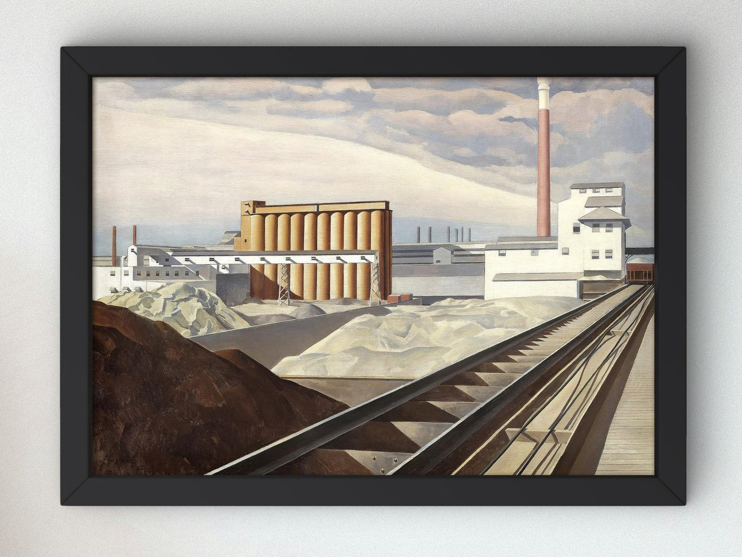 Landscape by Charles Sheeler, 1931, Art Deco and American Modernism, fine art print