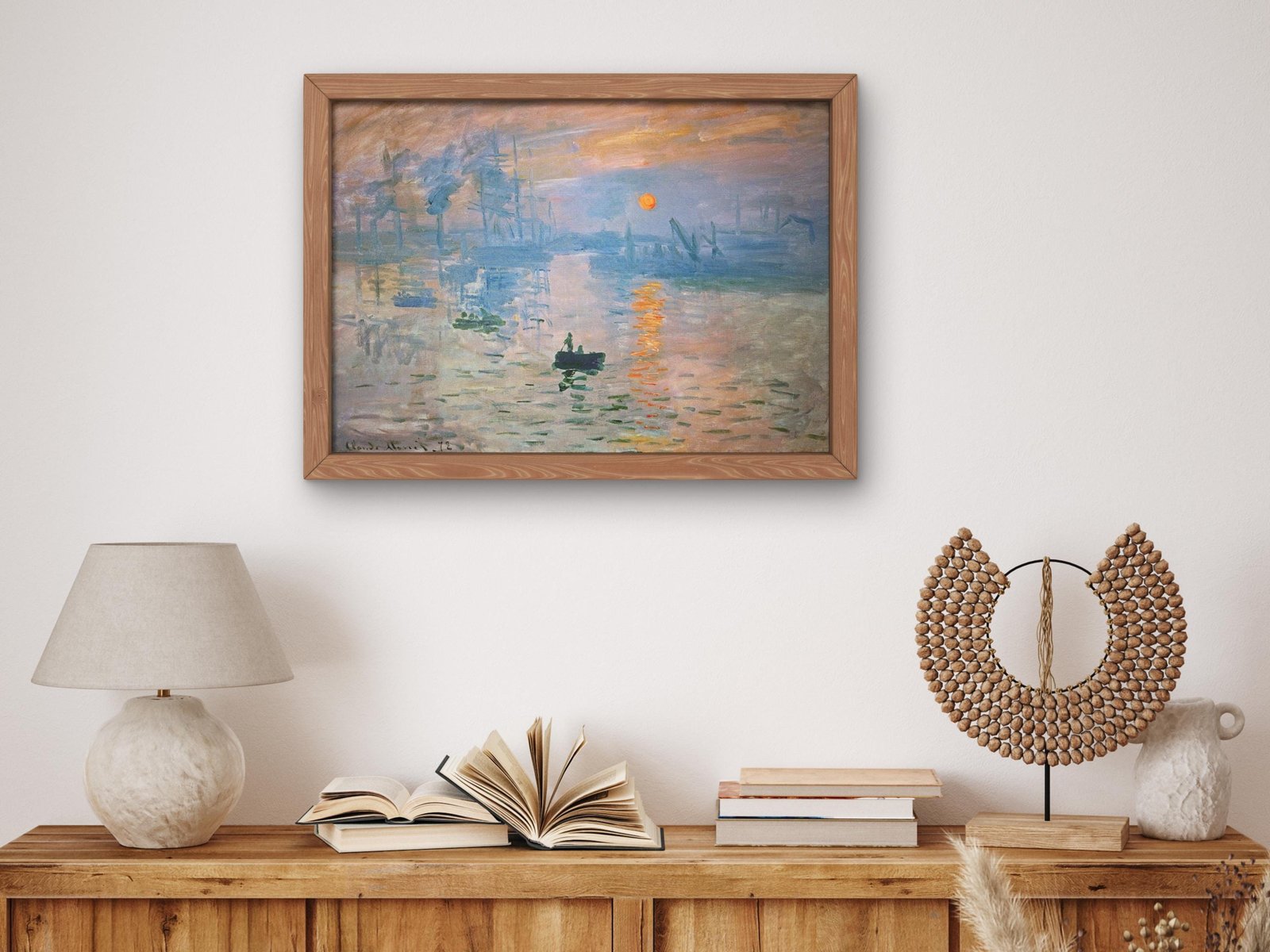 Impression Sunrise by Claude Monet, 1872, Impressionism, fine art print