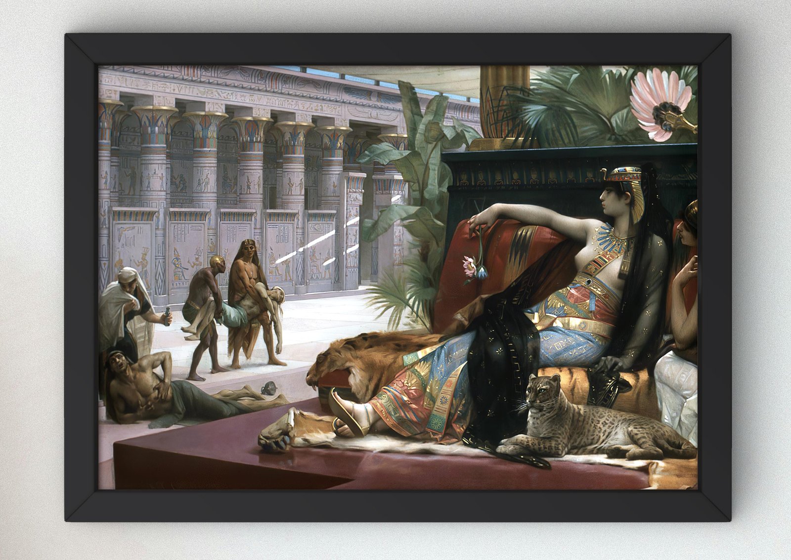 Cleopatre essayant des poisons sur des condamnes a mort by Alexandre Cabanel, 1887, Orientalism and Exoticism, fine art print