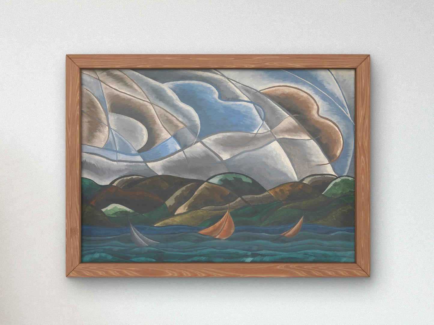 Clouds and Water by Arthur Dove, 1935, Art Deco and American Modernism, fine art print