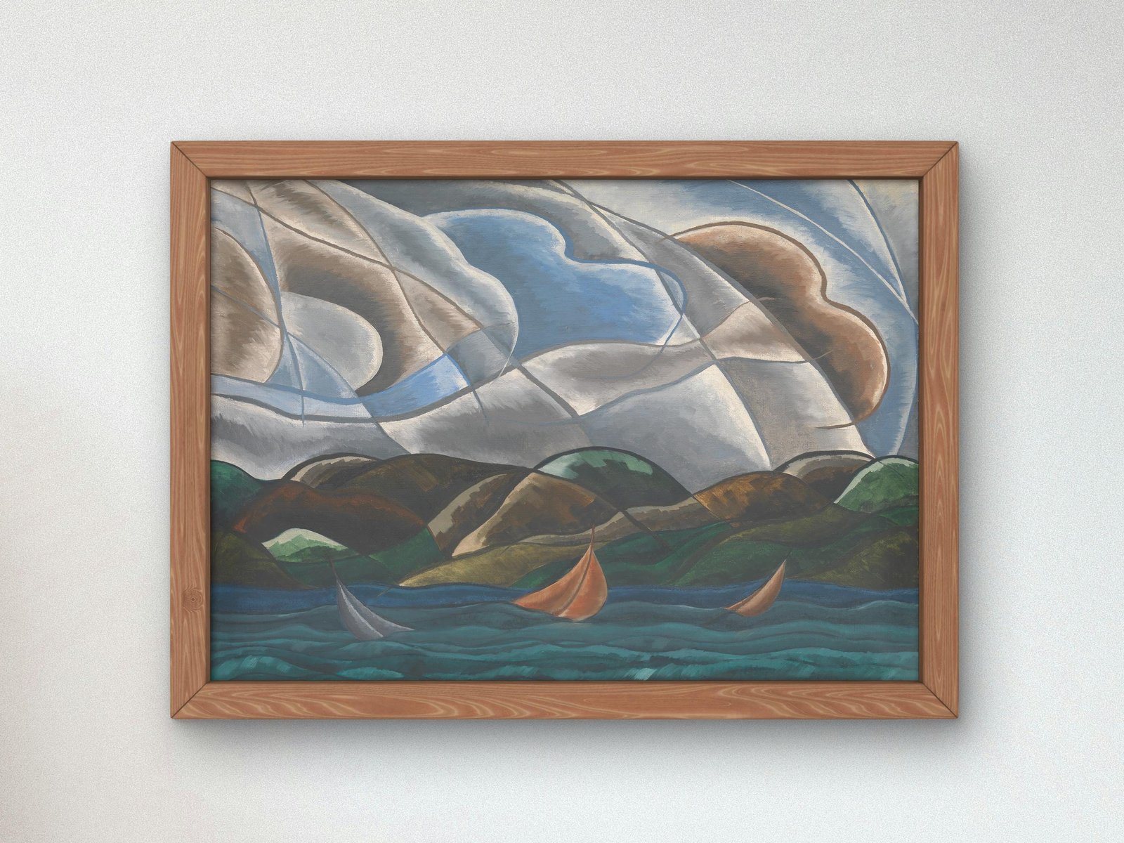Clouds and Water by Arthur Dove, 1935, Art Deco and American Modernism, fine art print