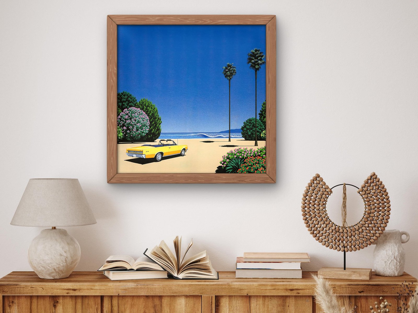 Coastline at Lover's Point by Hiroshi Nagai, contemporary art, surrealism and modern art fine art print