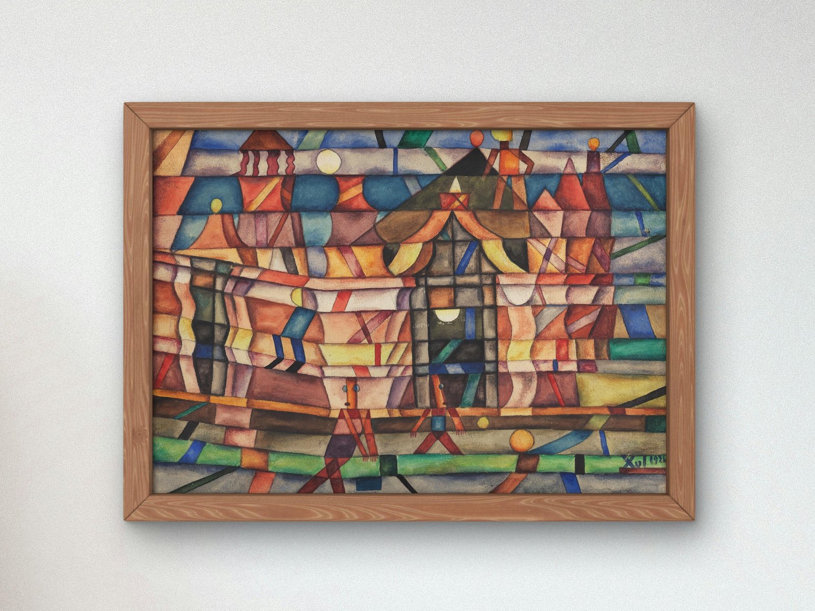 Colonial House by Xul Solar, 1924, Art Deco and American Modernism, fine art print