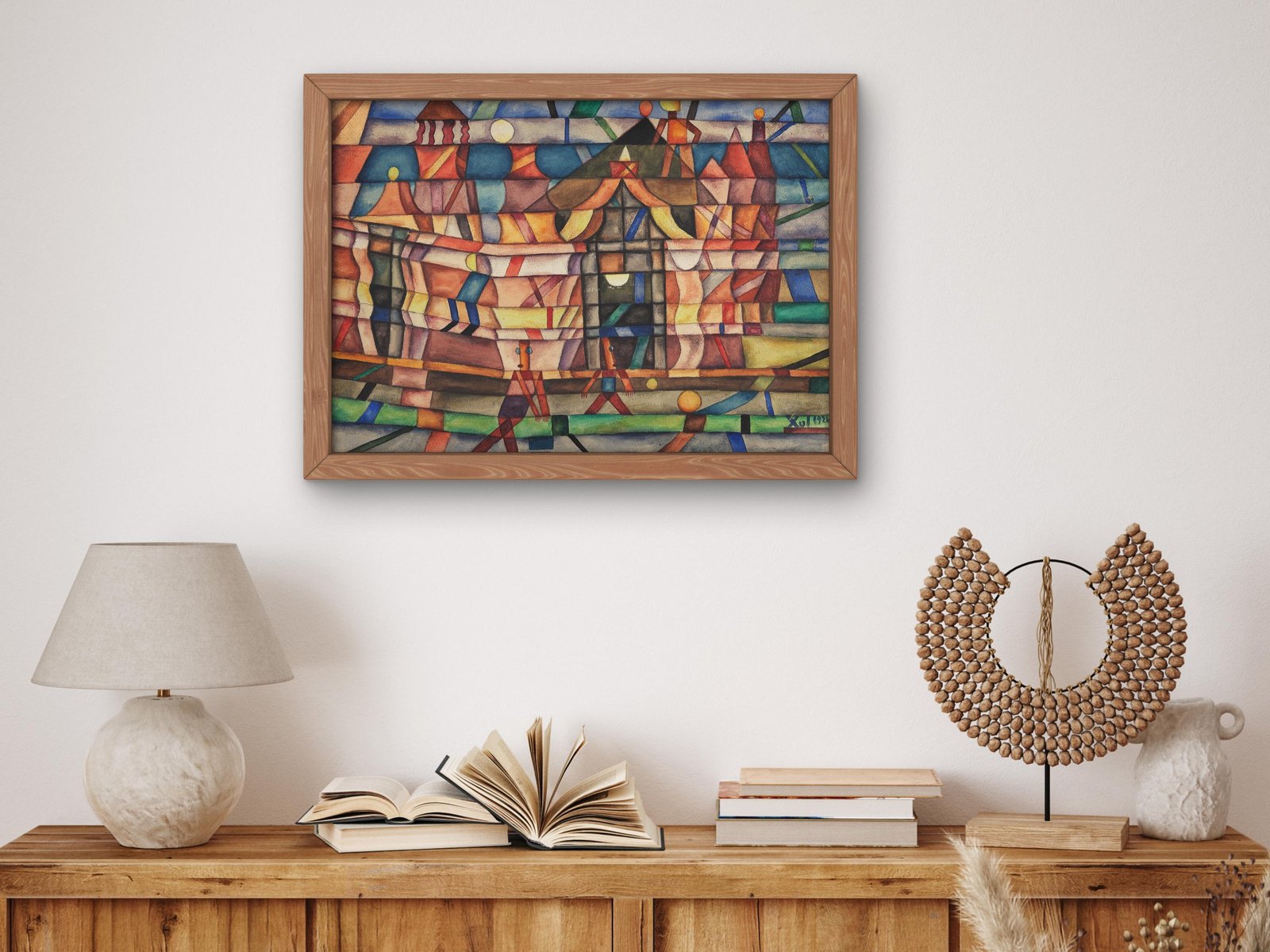 Colonial House by Xul Solar, 1924, Art Deco and American Modernism, fine art print