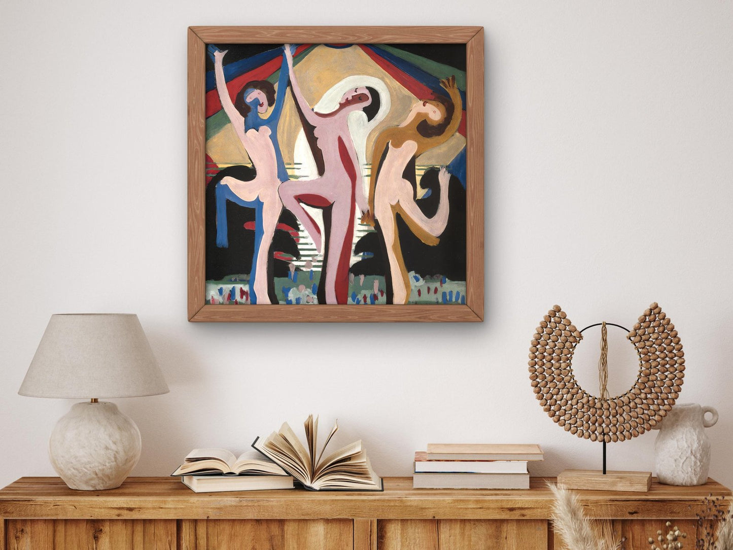 Colourful Dance by Ernst Ludwig Kirchner, 1932, Expressionism and Fauvism, fine art print