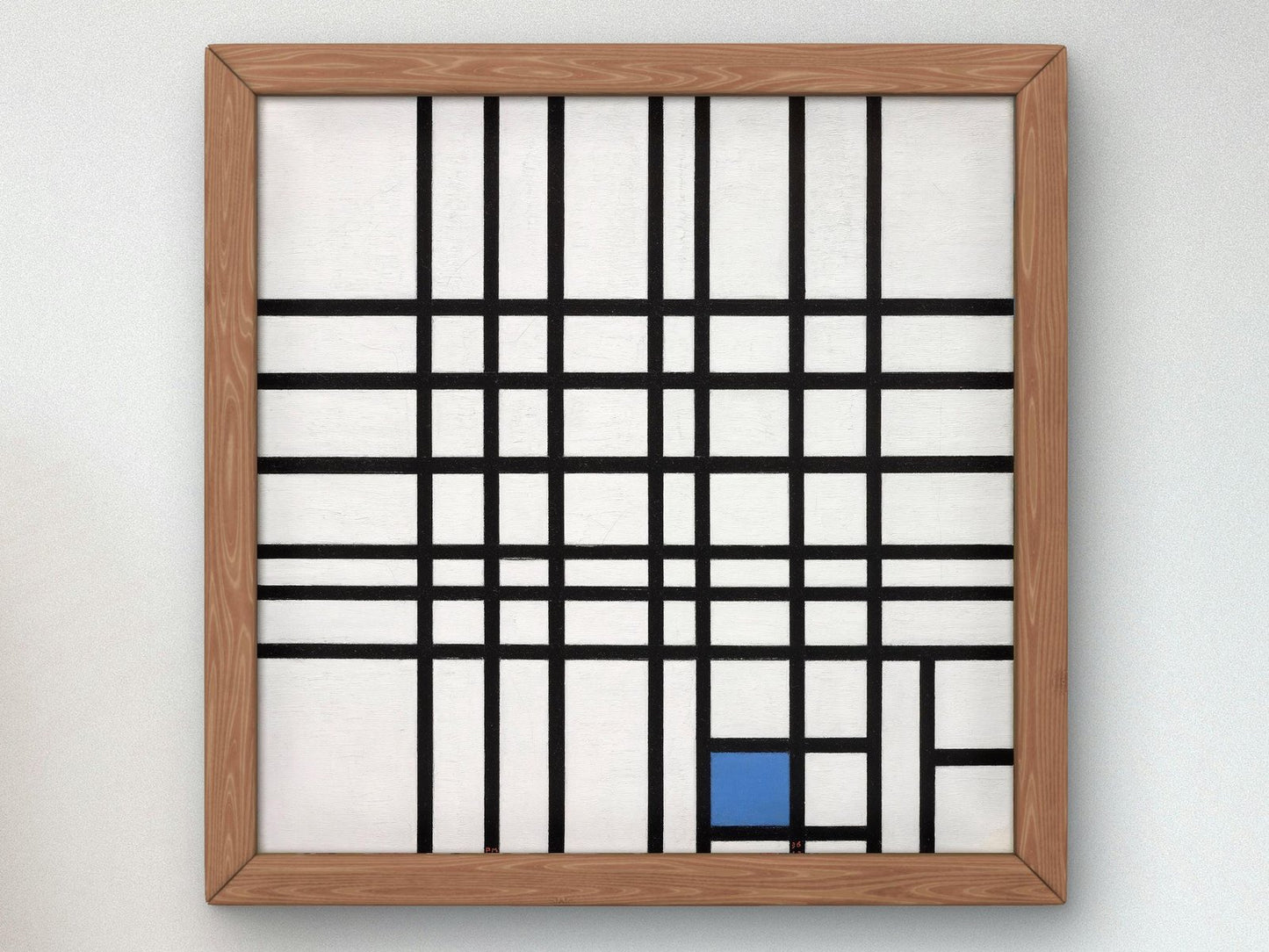 Composition No. 12 with Blue by Piet Mondrian, 1936, Cubism and Abstract Art, fine art print