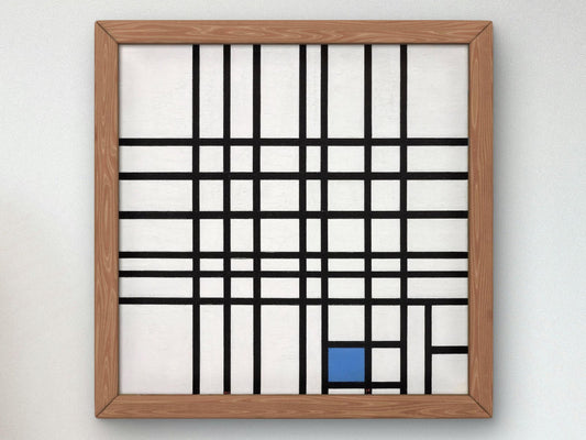 Composition No. 12 with Blue by Piet Mondrian, 1936, Cubism and Abstract Art, fine art print