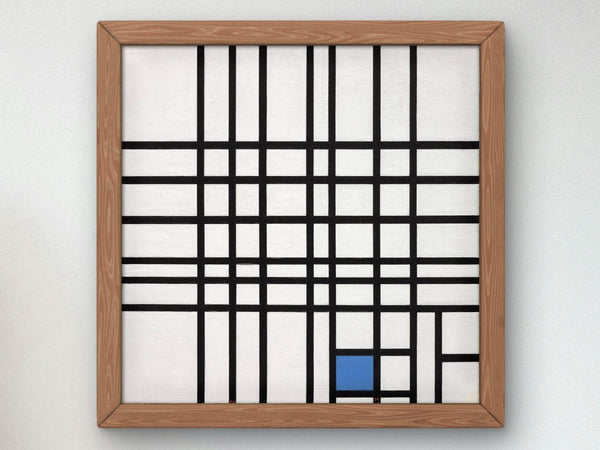 Composition No. 12 with Blue by Piet Mondrian, 1936, Cubism and Abstract Art, fine art print