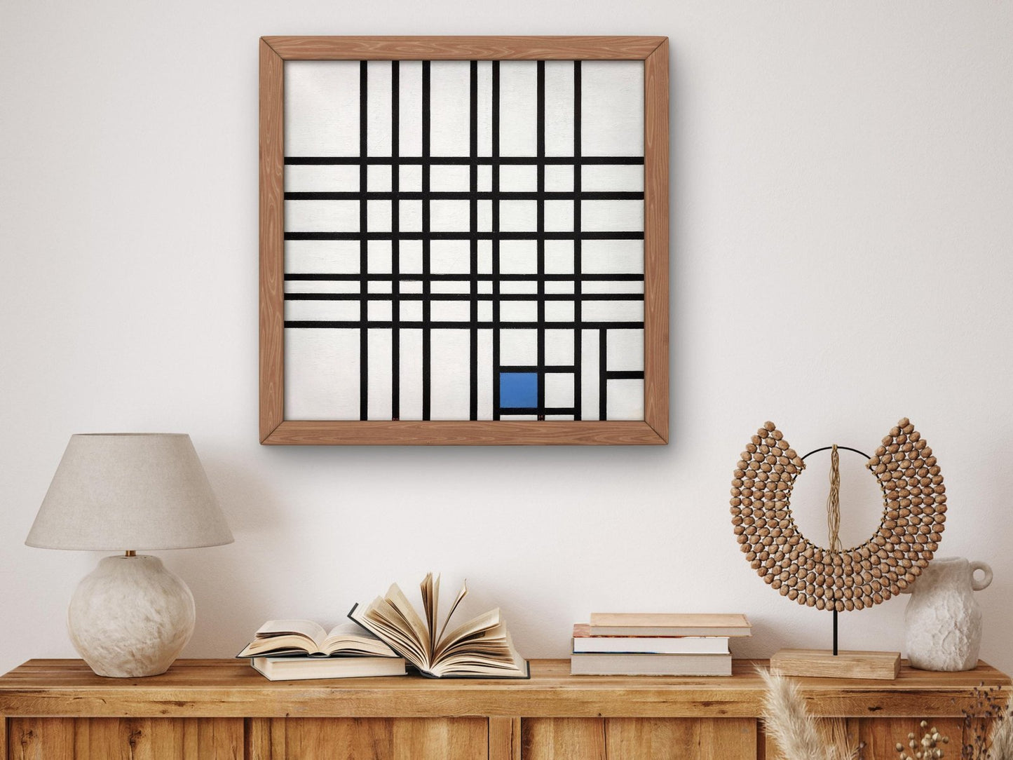 Composition No. 12 with Blue by Piet Mondrian, 1936, Cubism and Abstract Art, fine art print