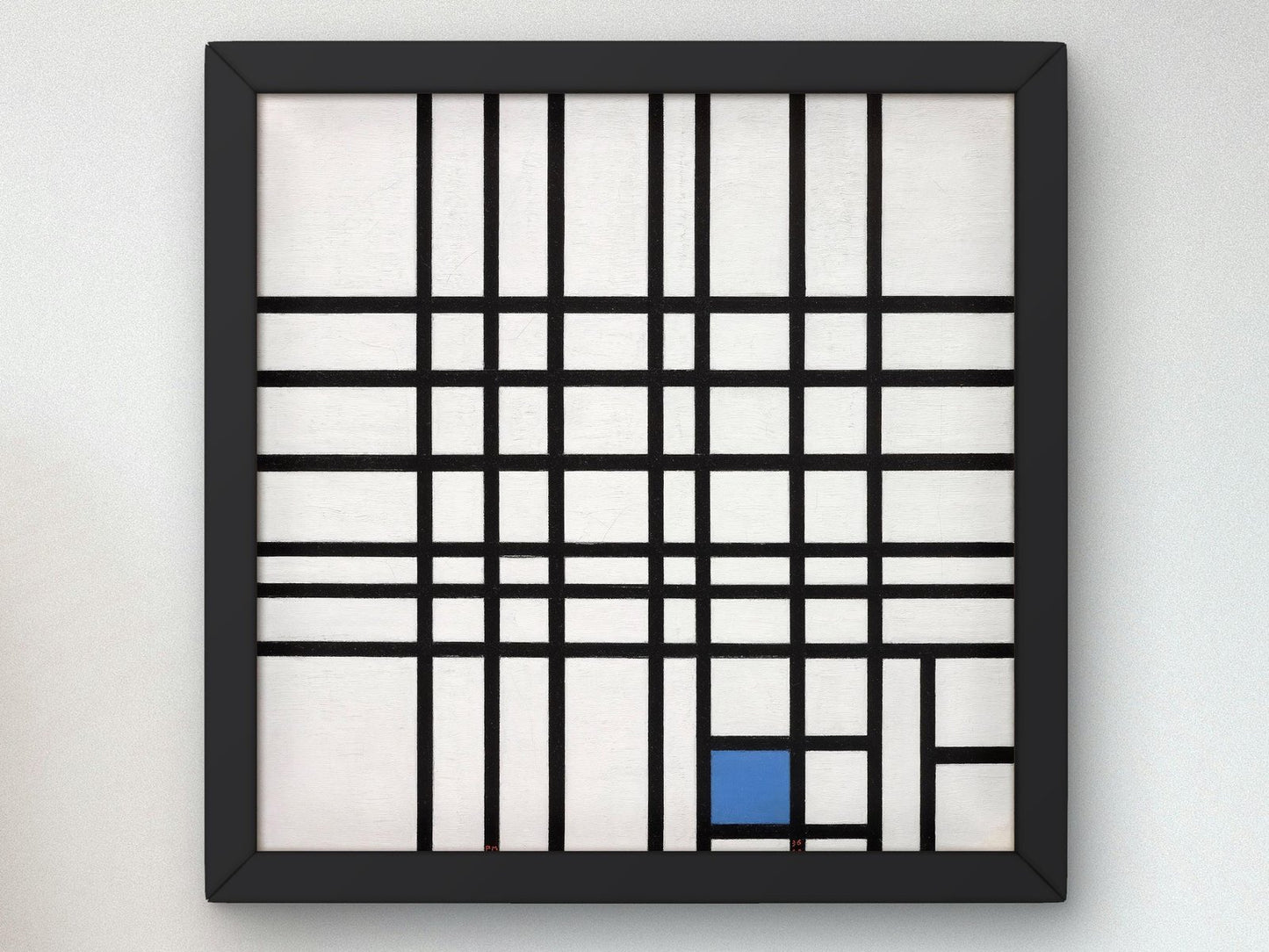 Composition No. 12 with Blue by Piet Mondrian, 1936, Cubism and Abstract Art, fine art print