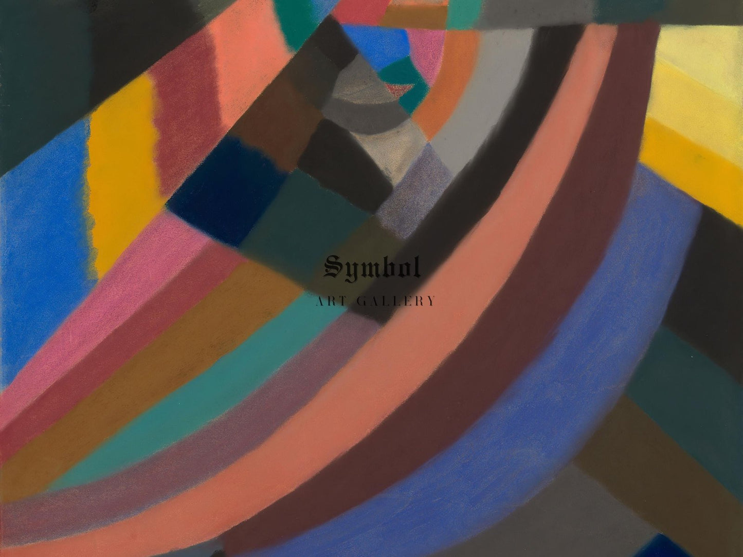 Composition by Otto Freundlich, 1924, Cubism and Abstract Art, fine art print