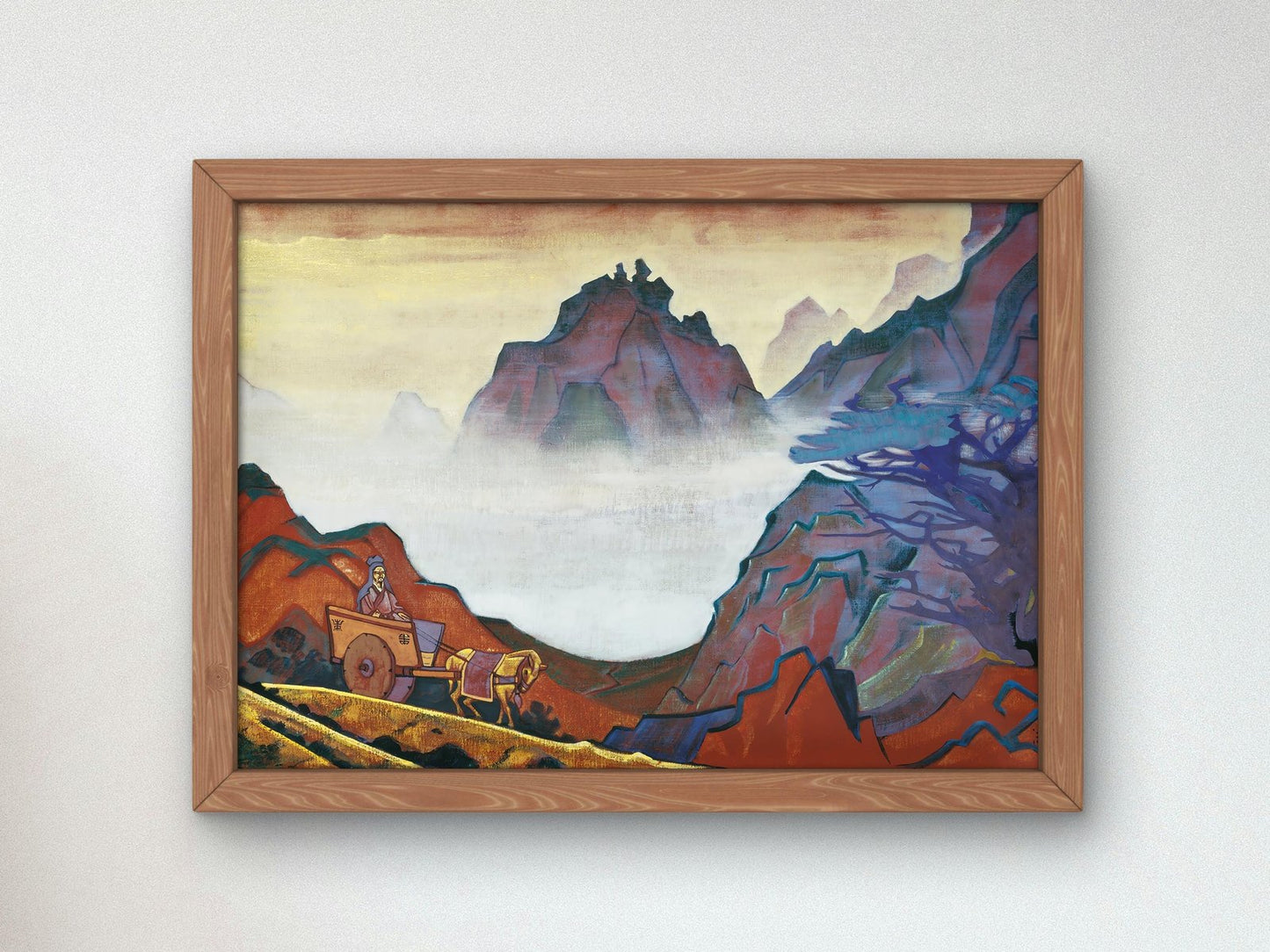 Confucius the Just One by Nicolas Roerich, 1925, Art Deco and American Modernism, fine art print