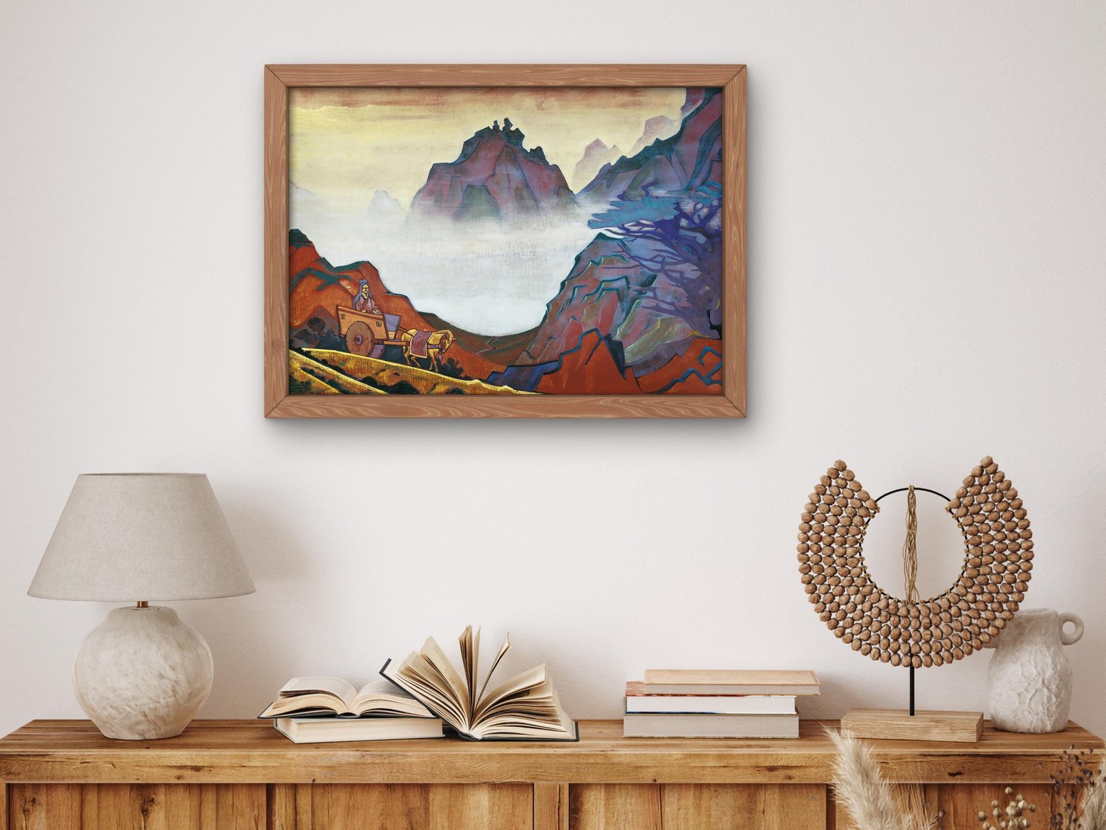 Confucius the Just One by Nicolas Roerich, 1925, Art Deco and American Modernism, fine art print