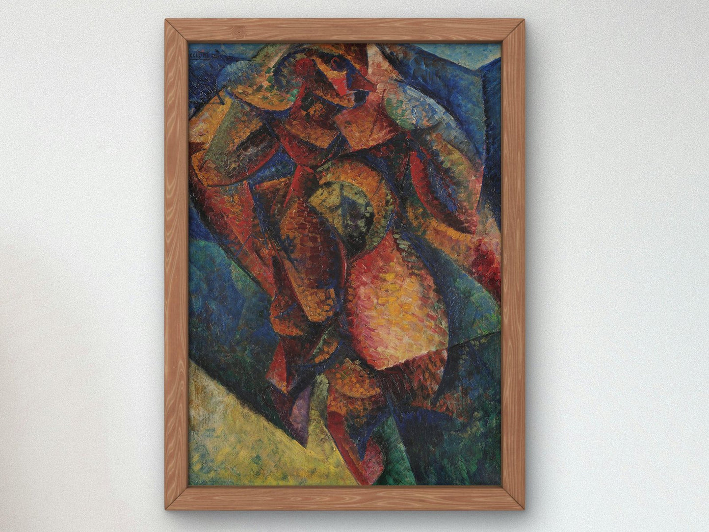Corpo umano dinamismo by Umberto Boccioni, 1913, Futurism and Constructivism, fine art print