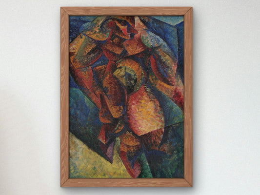 Corpo umano dinamismo by Umberto Boccioni, 1913, Futurism and Constructivism, fine art print