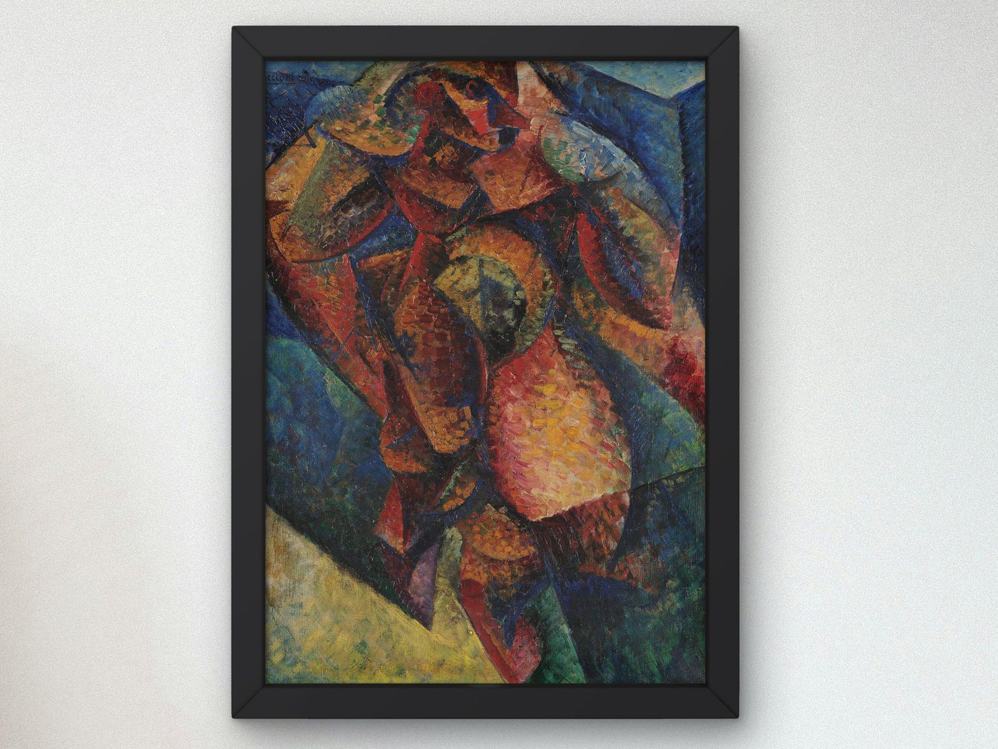 Corpo umano dinamismo by Umberto Boccioni, 1913, Futurism and Constructivism, fine art print